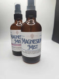 Magnesium Mist. Concentrated Magnesium Spray 4 Oz Amber Glass Bottle. Transdermal Magnesium Supplement