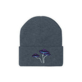 Magic Mushroom Embroidered Graphic Knit Beanie Hat