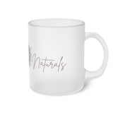 Shep's Naturals Logo Frosted Glass Mug